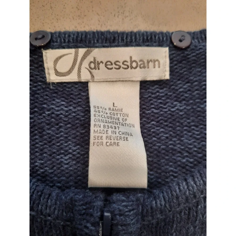 Christmas Cardigan Zip Up Women Size Large - Picture 6 of 8